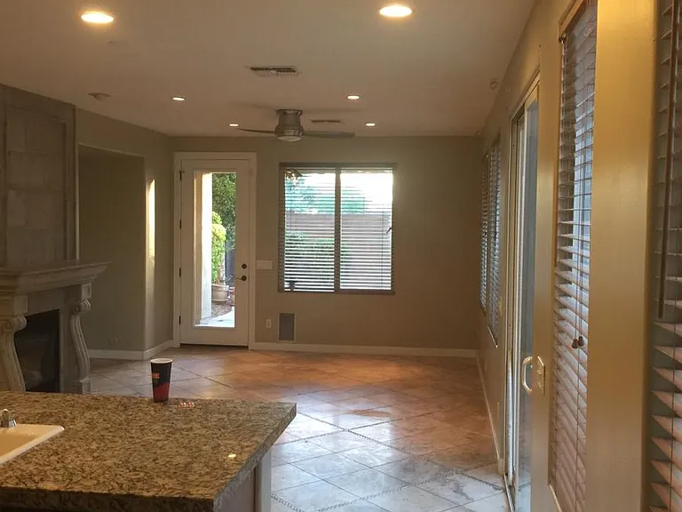 View From Kitchen to Family Room