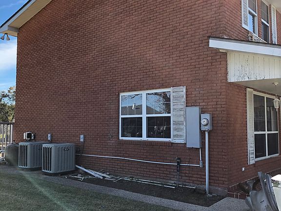 Side view next to lot