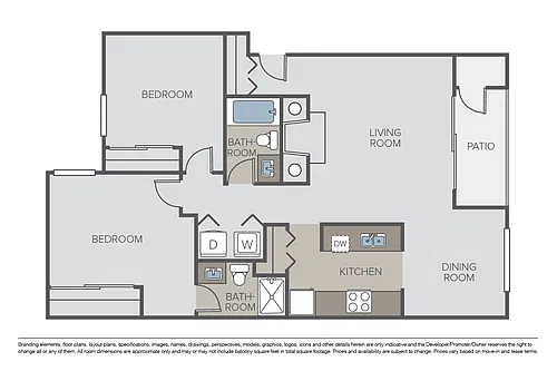 Floor plan Plan 2B