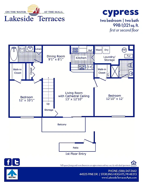 Floor plan Cypress