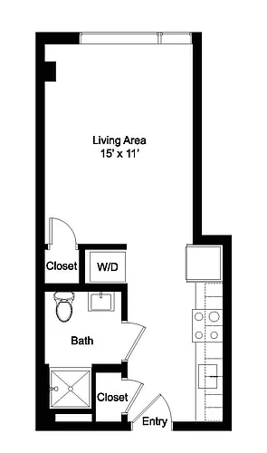 Floor plan Studio A