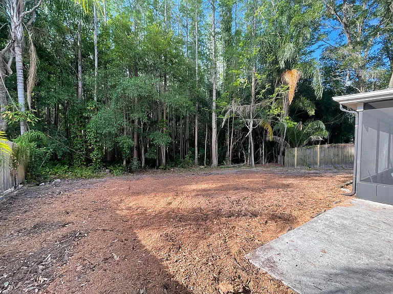 rear yard