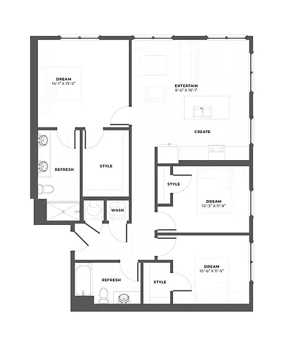 Floor plan C1