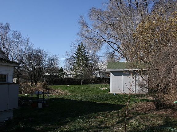Back yard and shed