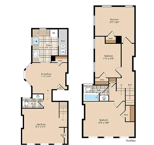 Floor plan 3 Bedroom
