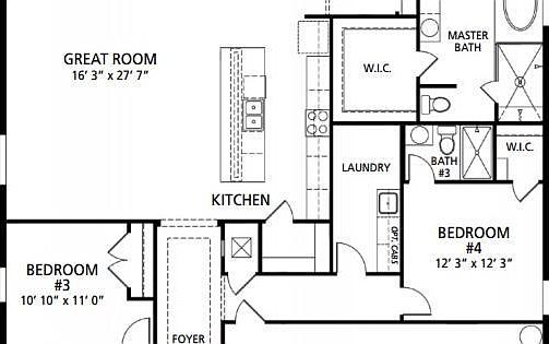 Elevation B - 1st Floor