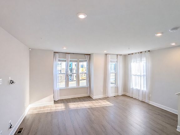 Natural light flows in the bright living-area.