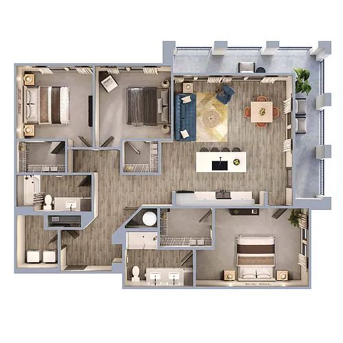 Floor plan C1