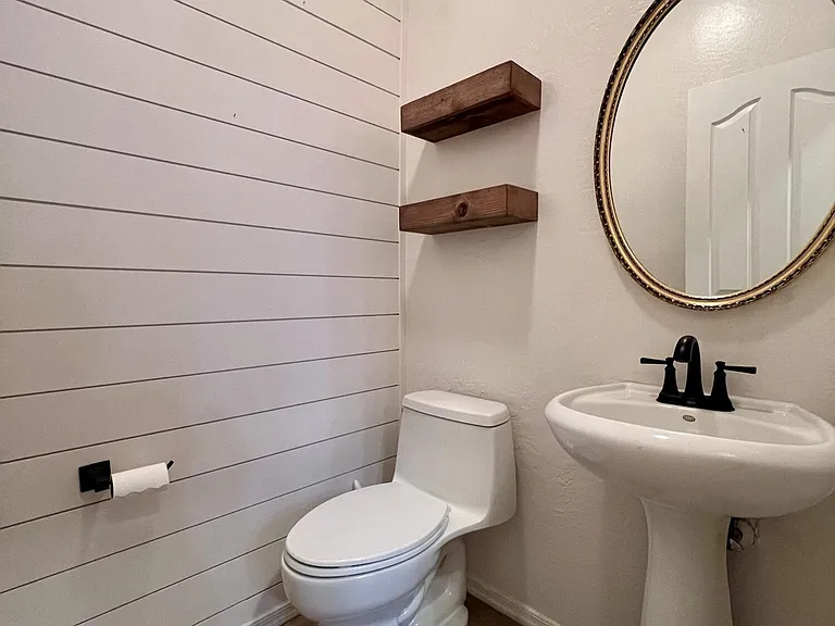 Downstairs half bath