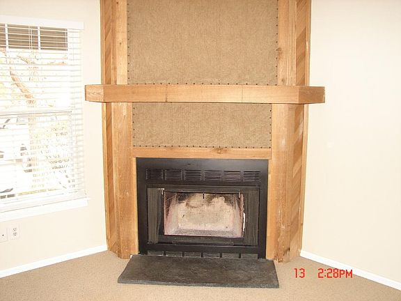 Downstairs Wood Burning Fireplace