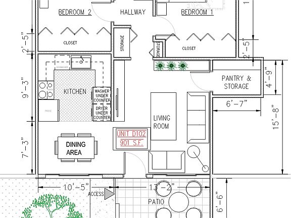 Furnished Floor Plan
