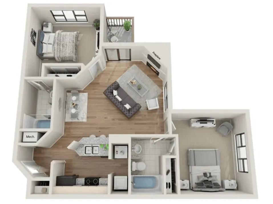 Floor plan Keystone