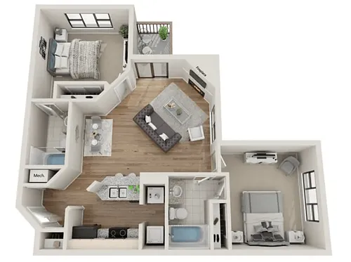 Floor plan Keystone