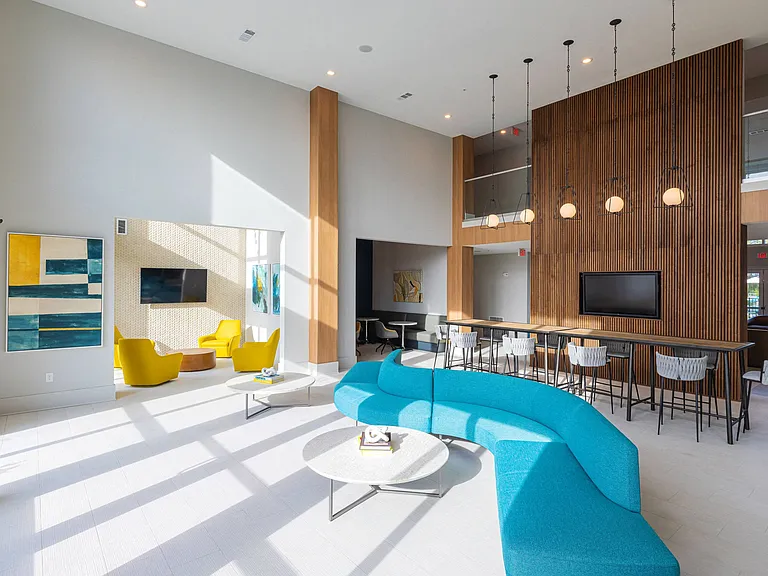 Clubhouse Lounges with TVs & Kitchenettes