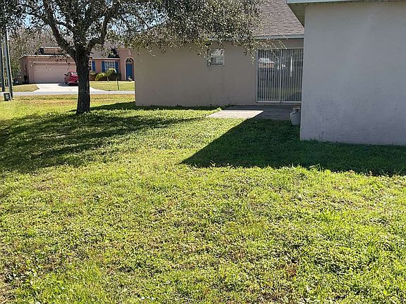 Backyard with patio
