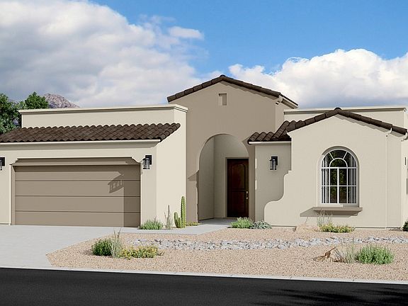 Red Hawk Estates 2144 Spanish Colonial Rendering