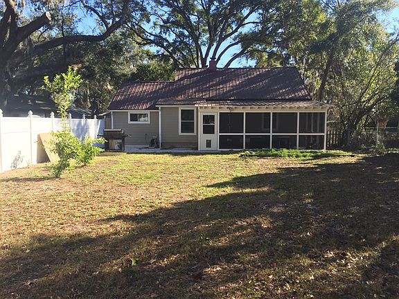 back yard, screen porch