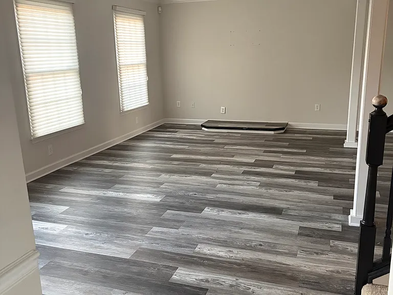 Living room without furniture