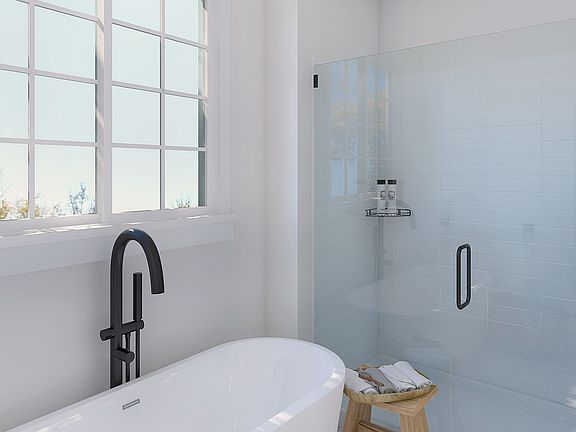 Soaker tub in owner s bath