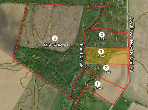 TRACT Three Good Hope New Holland Rd, New Holland, OH 43145