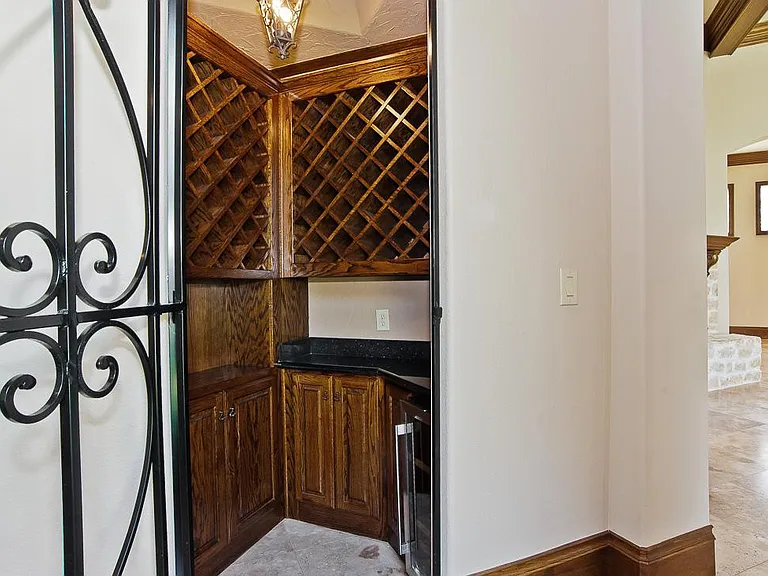 Wine Grotto In Hallway Off Family Room