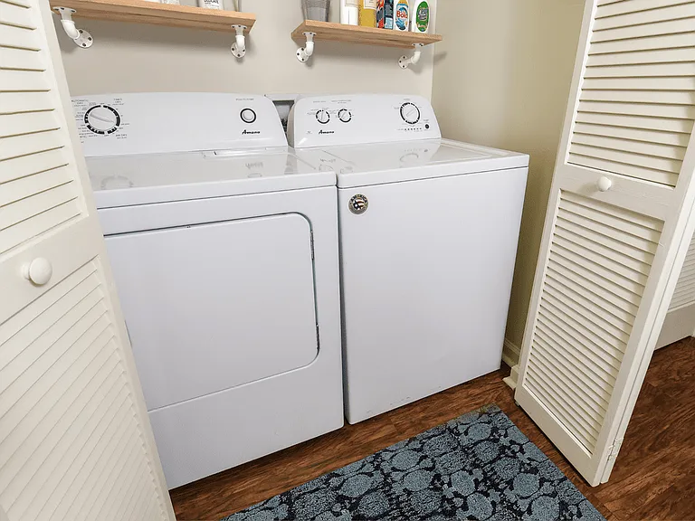 Full Size Washer and Dryer in every Unit!
