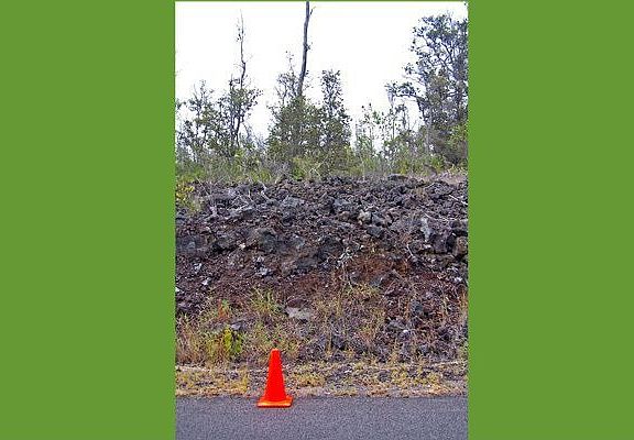 Approximate left hand border of lot 33.