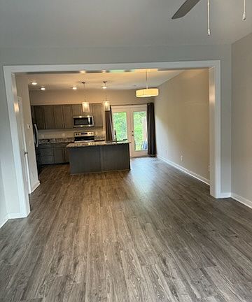 Living room and Kitchen