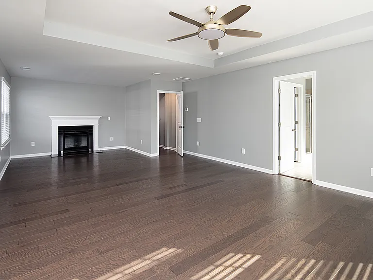 Master/primary bedroom sitting area and fireplace