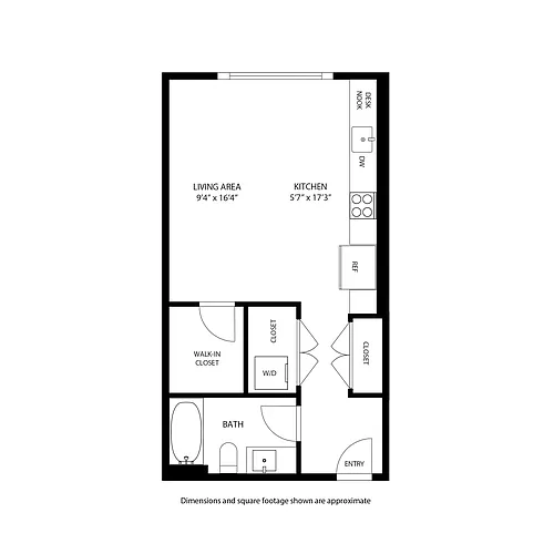 Floor plan The Caboose