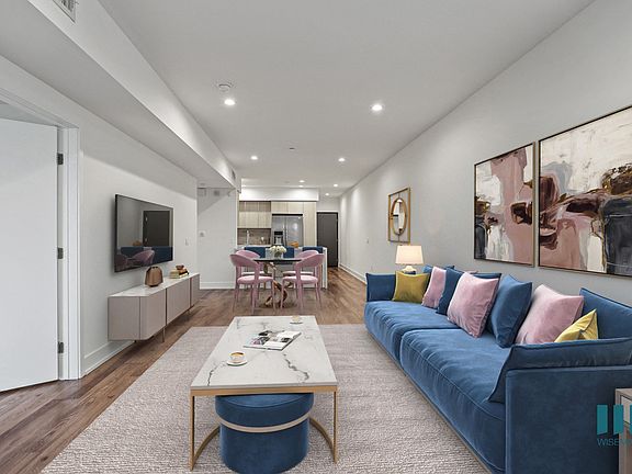 Open-Concept Kitchen, Dining, and Living Room Space