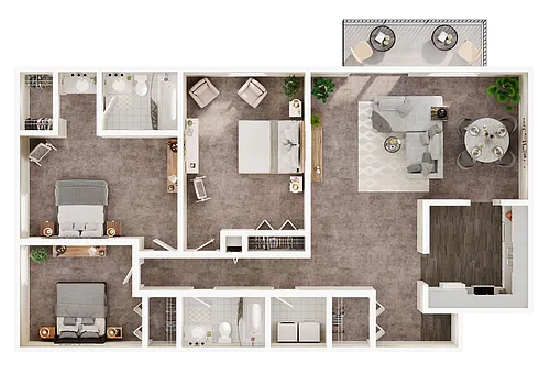 Floor plan Buckingham