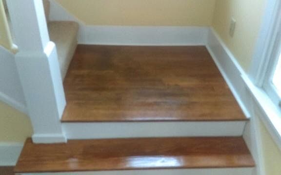 Finished hardwood floors 