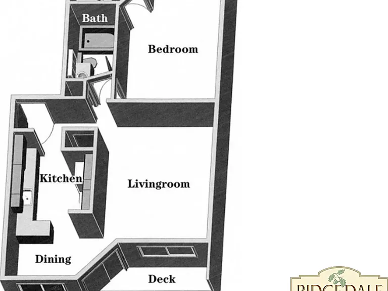 1x1 Standard l 750 sq ft l Ridgedale 1x1 Standard l 750 sq ft l Ridgedale