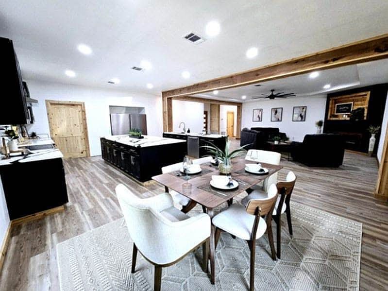 Open floor plan
