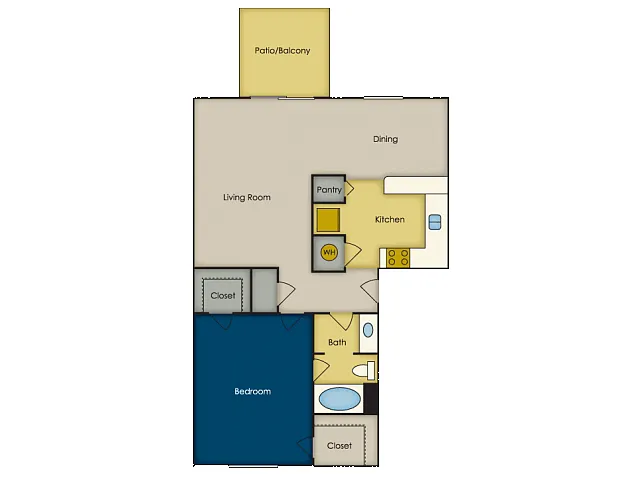 Floor plan 1X1