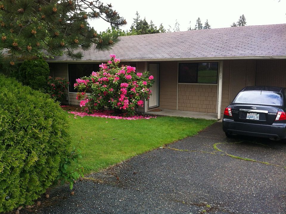 Front yard and carport