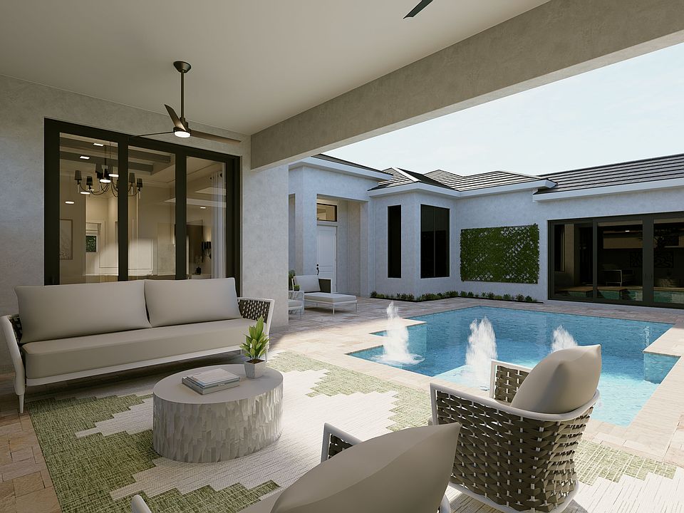Lanai and Pool Tilden Virtual Rendering