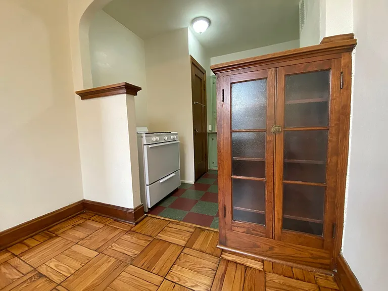 This built in storage is the perfect place to display your treasured items.