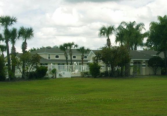 View of Pool From Screen Porch