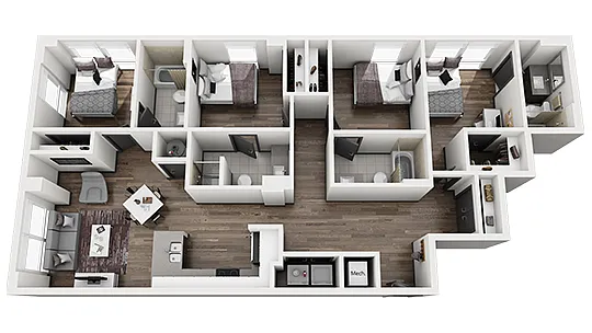 Floor plan Boulder F