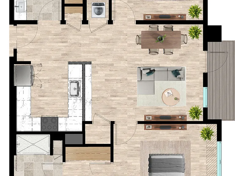 B12 - Two Bedroom B12 - Two Bedroom