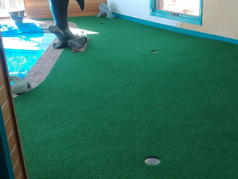 Three holes or in the pool fun to play