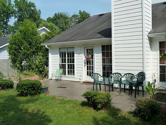 Private backyard patio