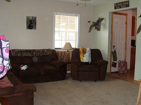 View of Living Room from Front Door.