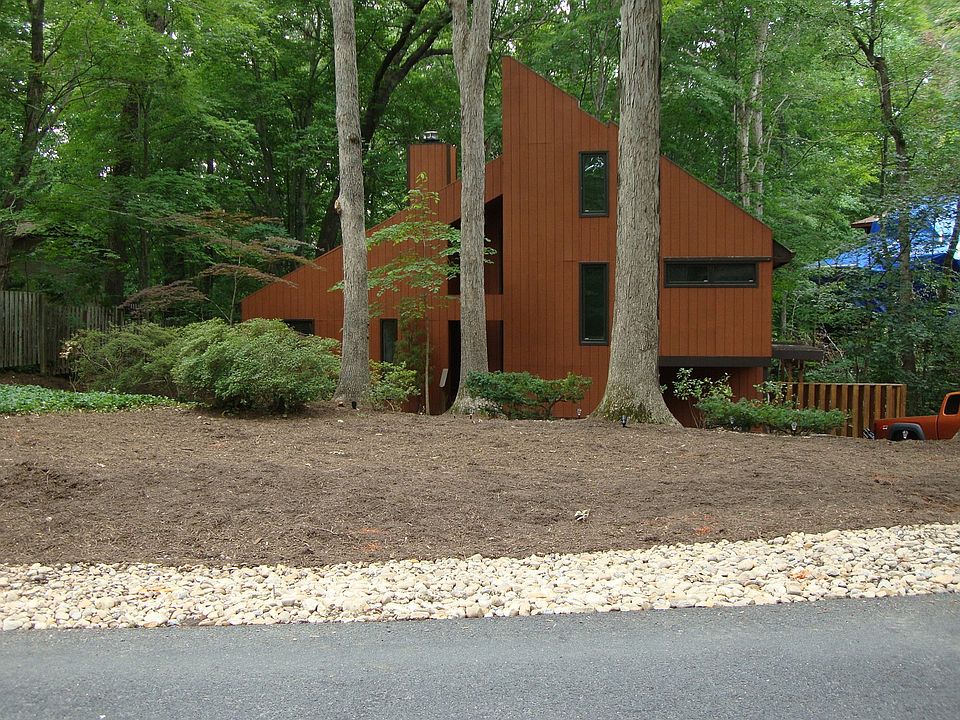 Mature white oak trees
