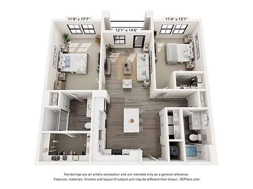 Floor plan B1