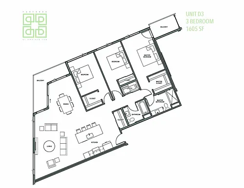 Floor plan D3