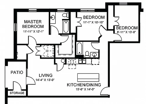Floor plan The Lotus Bloom