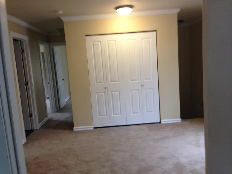 Upstairs flex area with laundry